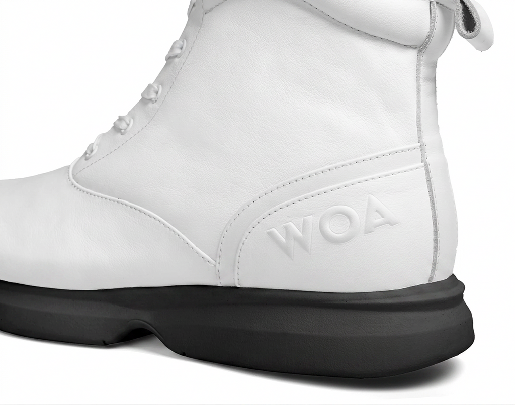 White and Black All-Day WOA Boot