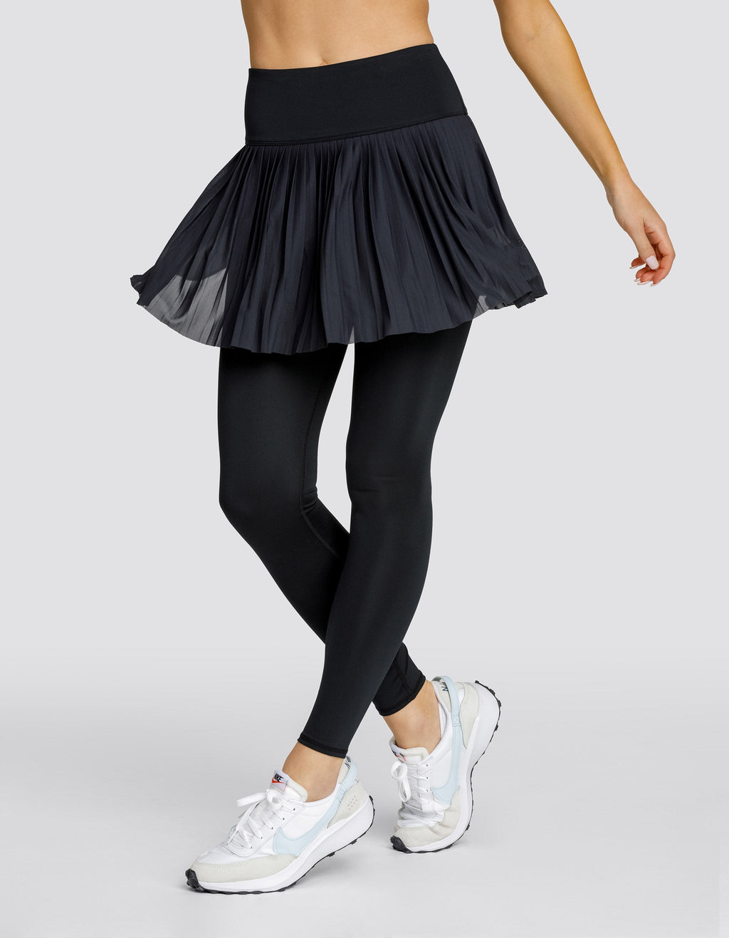 ALLEGRO HI-RISE SKIRTED LEGGING - ONYX BLACK - FINAL SALE