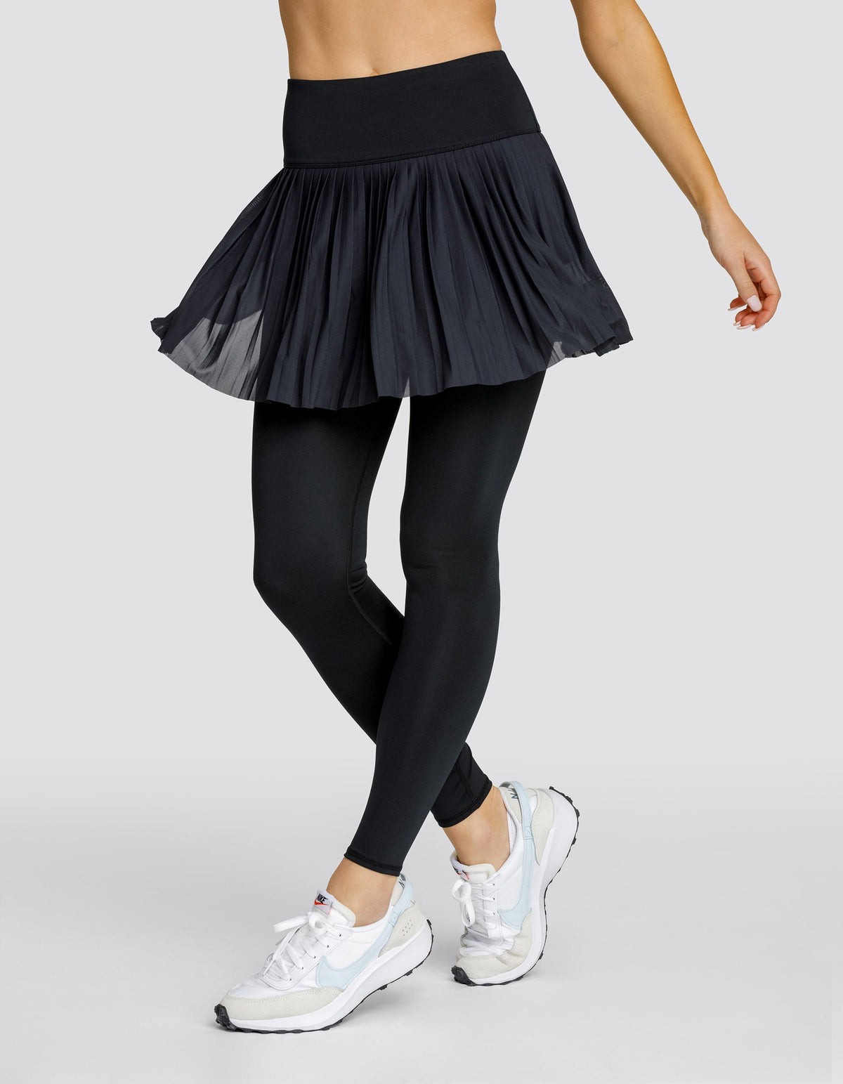 ALLEGRO HI-RISE SKIRTED LEGGING - ONYX BLACK - FINAL SALE