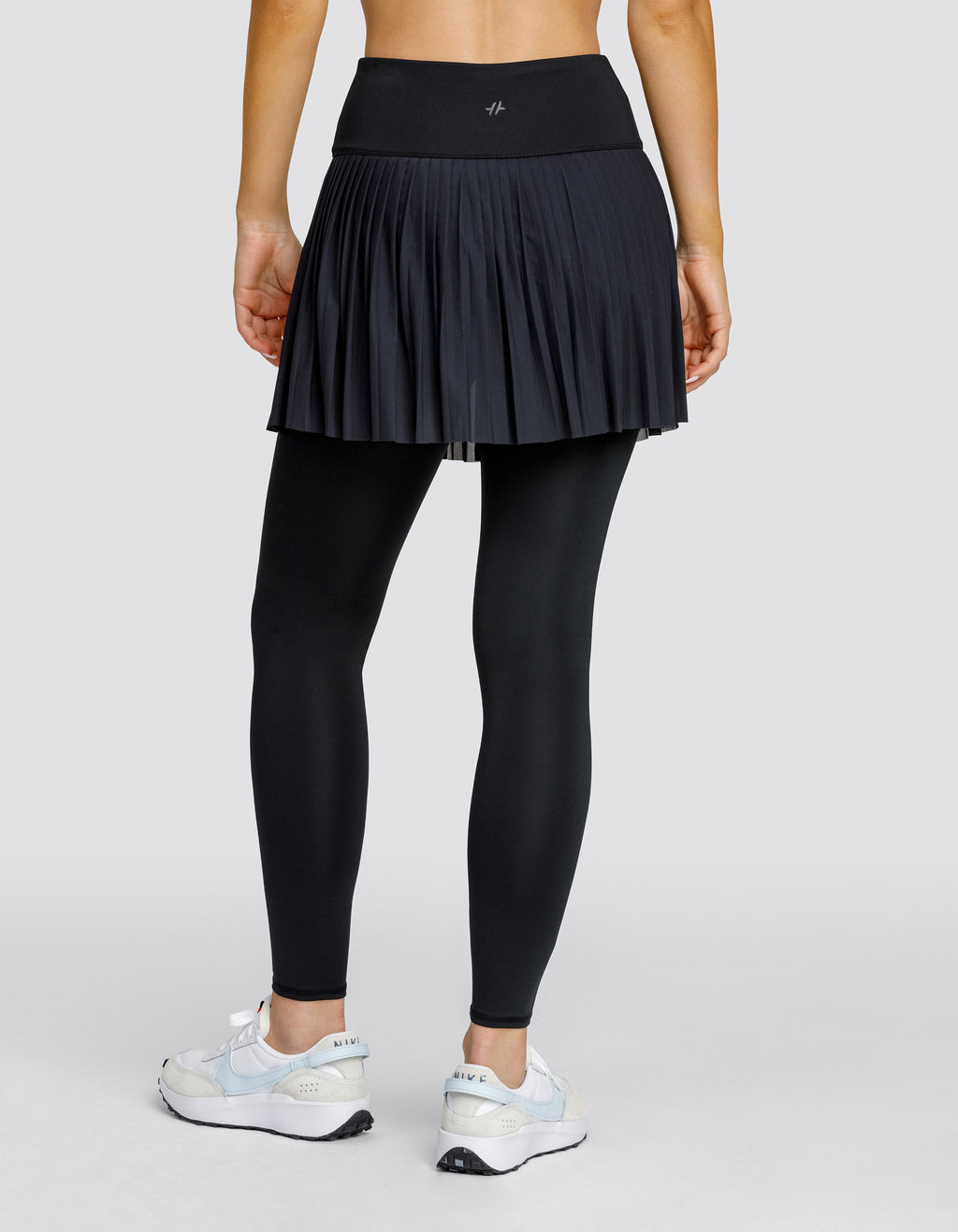 ALLEGRO HI-RISE SKIRTED LEGGING - ONYX BLACK - FINAL SALE