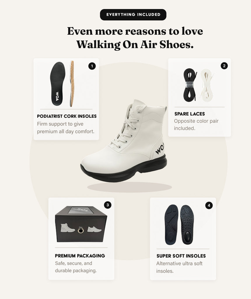 White and Black All-Day WOA Boot