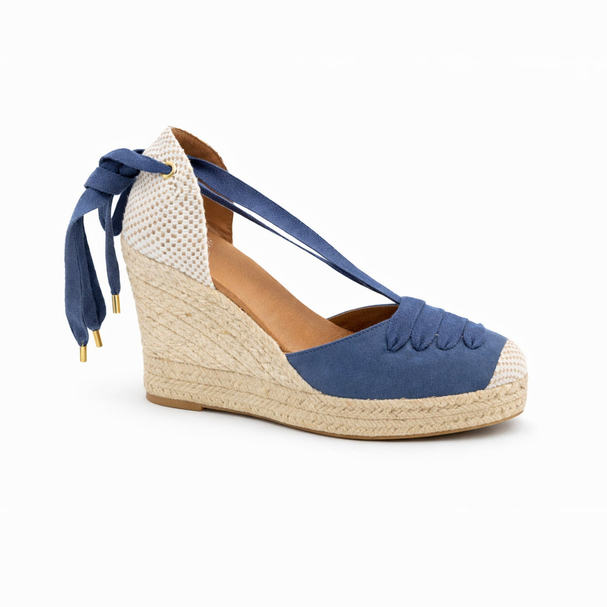 Jimena High Laces French Blue Laced