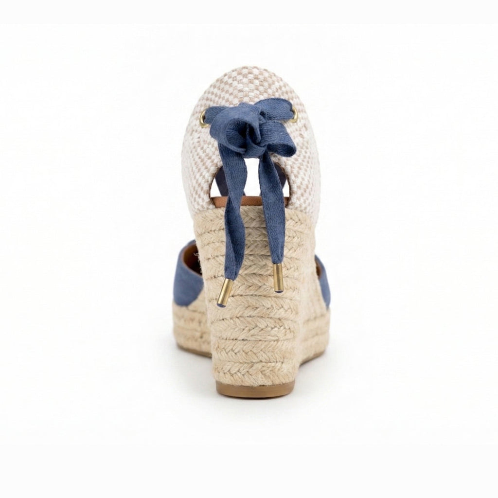 Jimena High Laces French Blue Laced