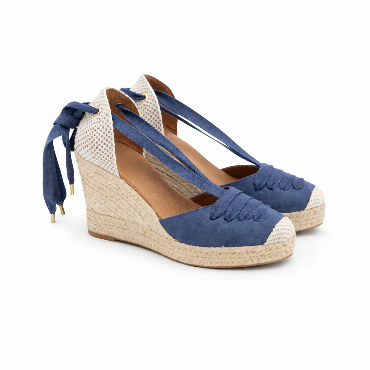 Jimena High Laces French Blue Laced
