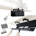 Ascrono® CableCare Under-Desk Cable Management Tray – No-Drill Clamp Mount | S, M, L, XL