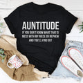 Witty Aunt Attitude Graphic T-Shirt – "Auntitude"