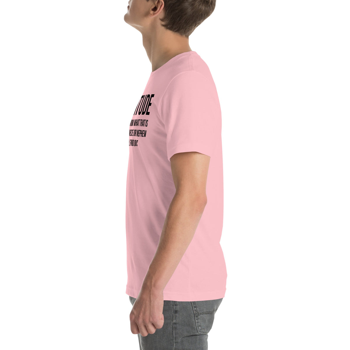 Witty Aunt Attitude Graphic T-Shirt – "Auntitude"